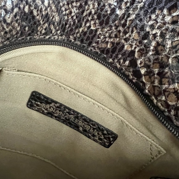 Banana Republic snakeskin envelope bag with chain - Picture 6 of 7